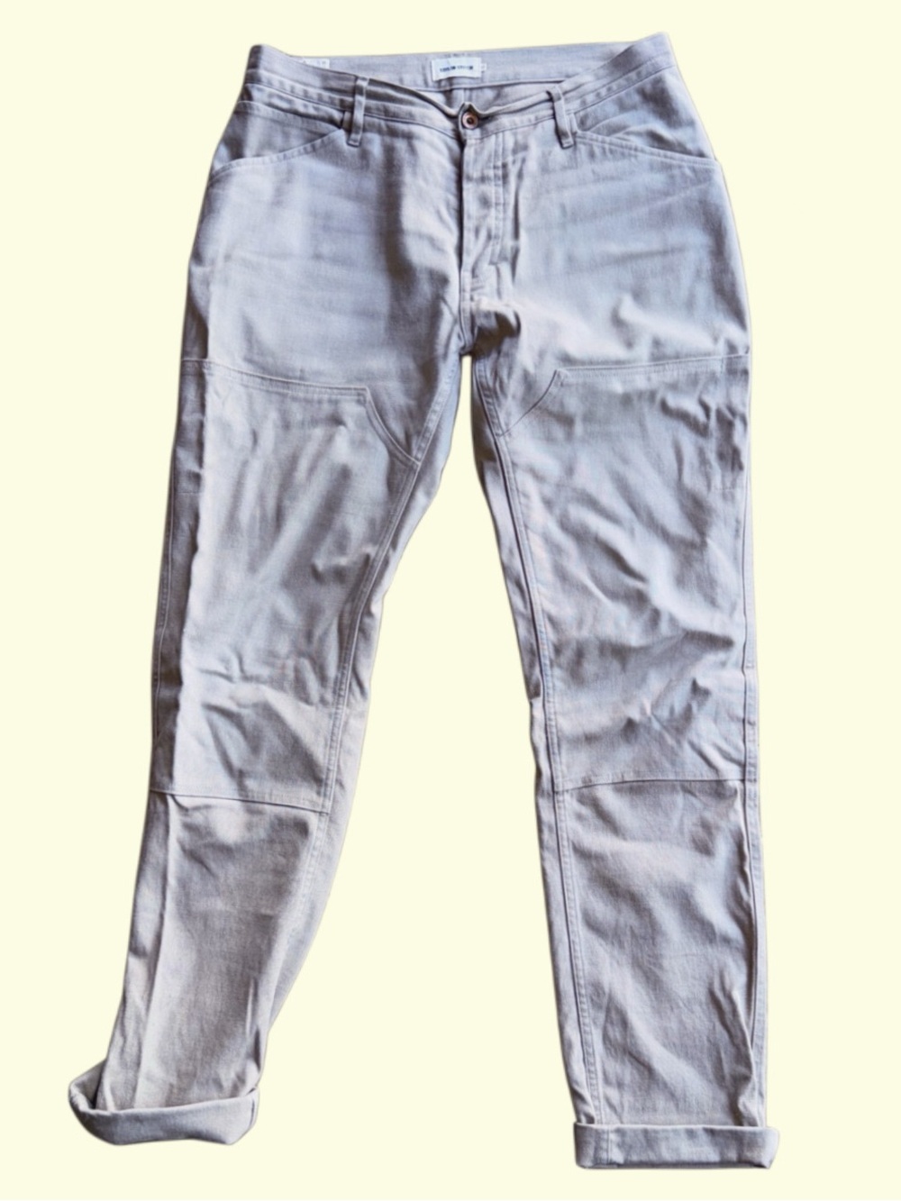 Men’s Taylor Stitch Duck Boss organic double knee work canvas Pants size 33